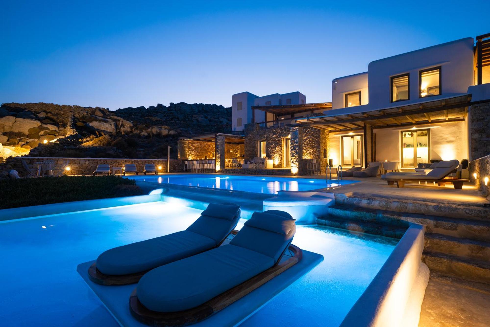 Amallini Suites Mykonos Super Paradise part Kültér fotó